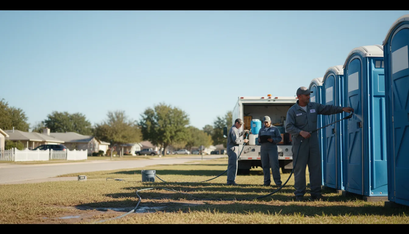 Long-Term Portable Toilet Rental in Louisville, NE near me